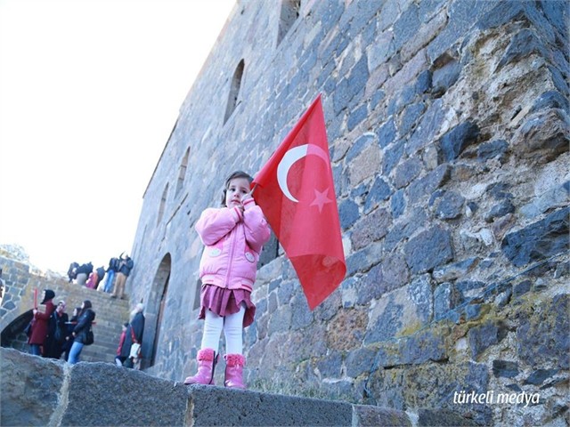 ERZURUM'DA ECDADA SAYGI YÜRÜYÜŞÜ