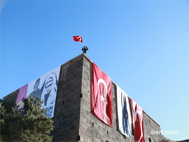 ERZURUM'DA ECDADA SAYGI YÜRÜYÜŞÜ