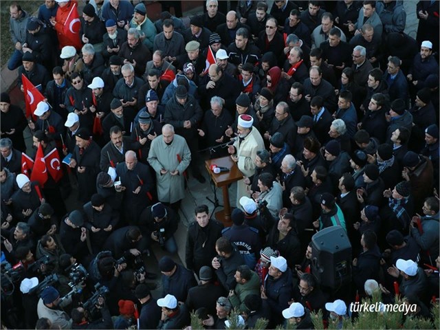 ERZURUM'DA ECDADA SAYGI YÜRÜYÜŞÜ