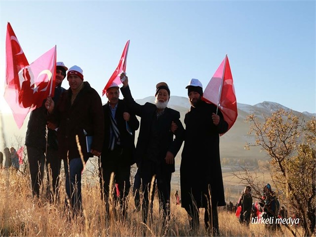 ERZURUM'DA ECDADA SAYGI YÜRÜYÜŞÜ