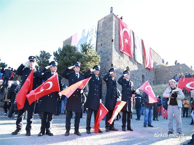 ERZURUM'DA ECDADA SAYGI YÜRÜYÜŞÜ