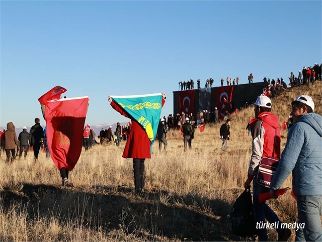 ERZURUM'DA ECDADA SAYGI YÜRÜYÜŞÜ