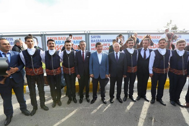 BAŞBAKAN DAVUTOĞLU ERZURUM’DA