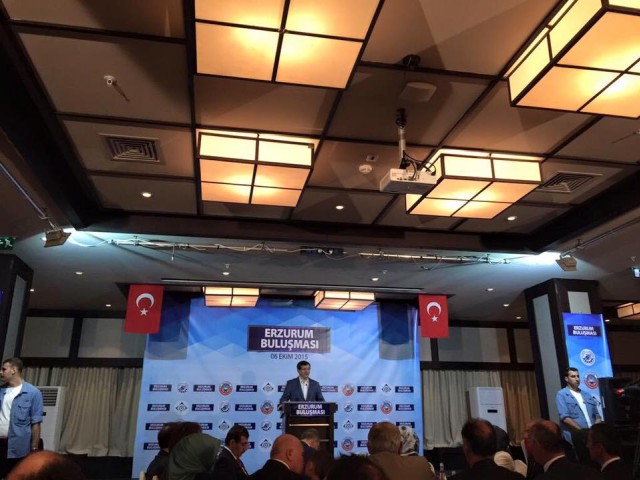 BAŞBAKAN DAVUTOĞLU ERZURUM’DA