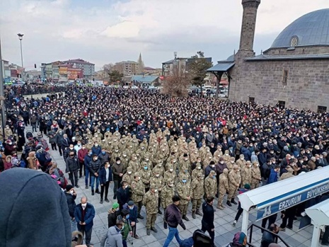 GARA ŞEHİDİ SEDAT SORGUN'A VEDA