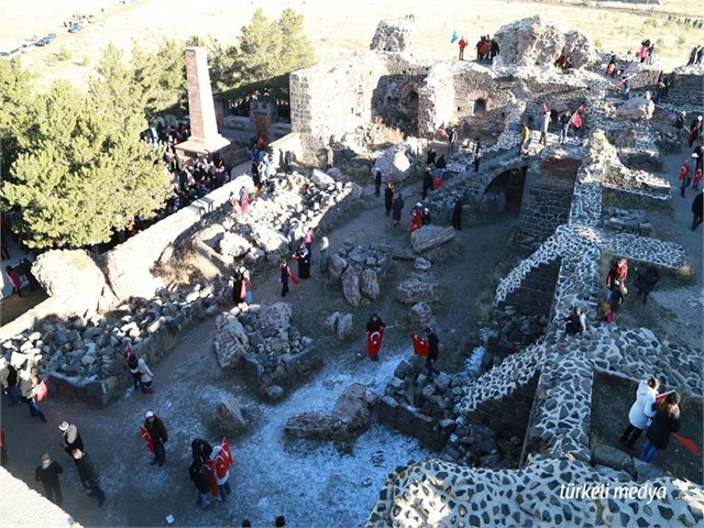 ERZURUM'DA ECDADA SAYGI YÜRÜYÜŞÜ