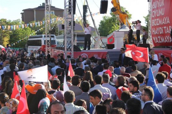 AK PARTİ MİLLİ İRADEYE SAYGI MİTİNGİ ERZURUM