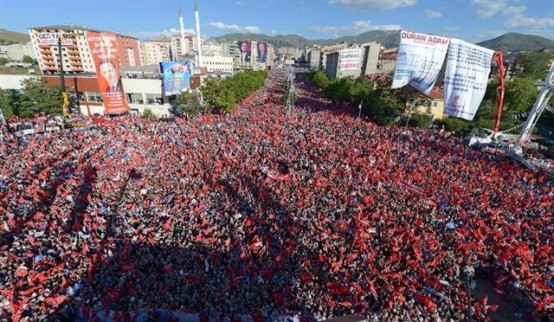 AK PARTİ MİLLİ İRADEYE SAYGI MİTİNGİ ERZURUM