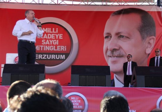 AK PARTİ MİLLİ İRADEYE SAYGI MİTİNGİ ERZURUM