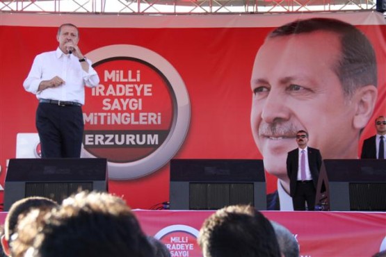 AK PARTİ MİLLİ İRADEYE SAYGI MİTİNGİ ERZURUM