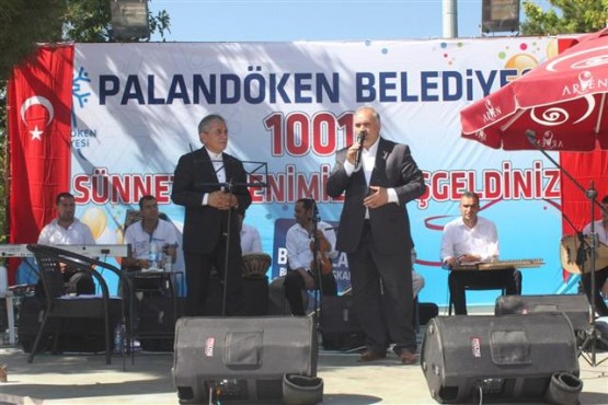 PALANDÖKEN'DEN 1001 SÜNNET ŞÖLENİ