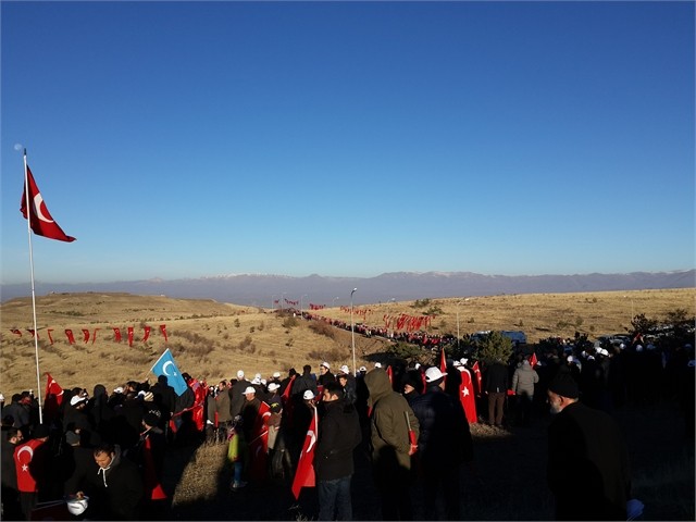 ERZURUM'DA ECDADA SAYGI YÜRÜYÜŞÜ