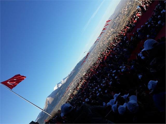 ERZURUM'DA ECDADA SAYGI YÜRÜYÜŞÜ