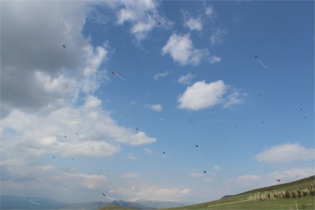 ERZURUM UÇURTMALARLA ŞENLENDİ