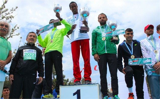 ERZURUM YARI MARATONU'NA ETİYOPYALILAR DAMGA VURDU