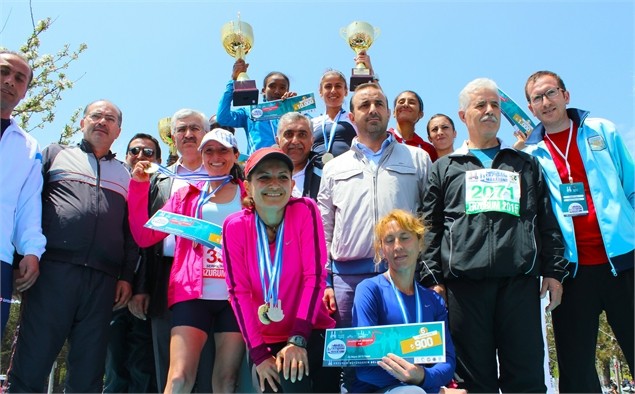 ERZURUM YARI MARATONU'NA ETİYOPYALILAR DAMGA VURDU