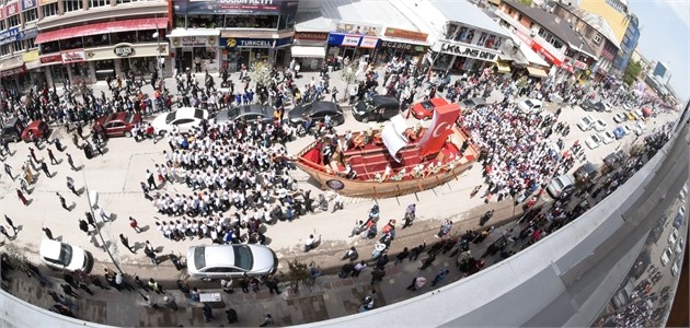 ERZURUM'DA COŞKULU VE RENKLİ FETİH KUTLAMASI