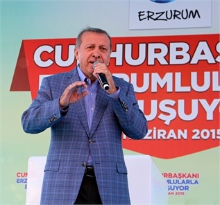 CUMHURBAŞKANI RECEP TAYYİP ERDOĞAN ERZURUM'DA