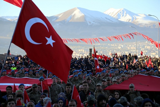 ERZURUM'DA ECDADA SAYGI YÜRÜYÜŞÜ - 2018