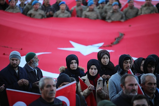 ERZURUM'DA ECDADA SAYGI YÜRÜYÜŞÜ - 2018