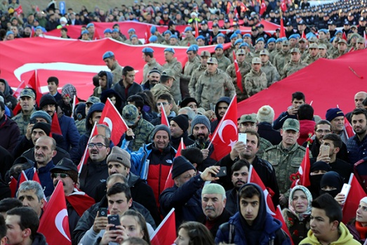 ERZURUM'DA ECDADA SAYGI YÜRÜYÜŞÜ - 2018