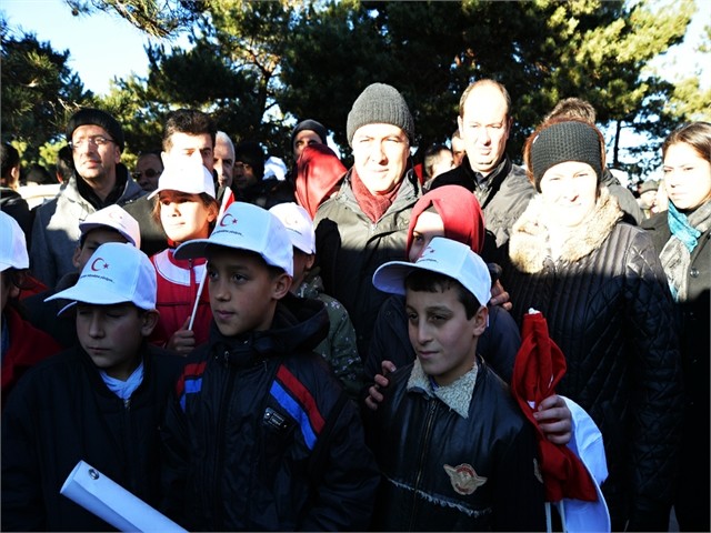 ERZURUM'DA ECDADA SAYGI YÜRÜYÜŞÜ