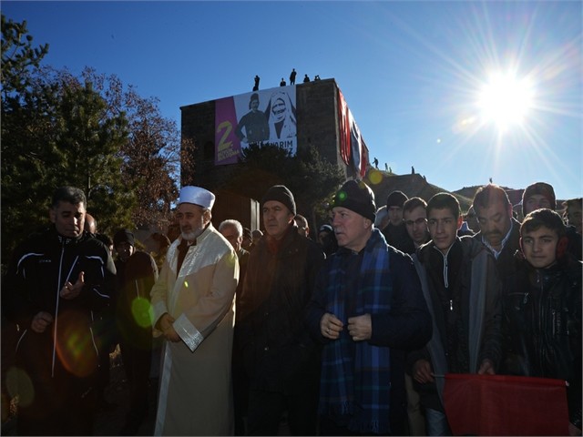 ERZURUM'DA ECDADA SAYGI YÜRÜYÜŞÜ