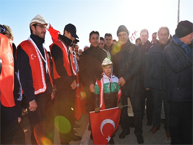 ERZURUM'DA ECDADA SAYGI YÜRÜYÜŞÜ