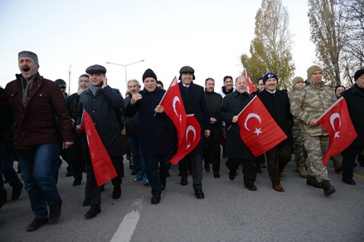 ERZURUM'DA ECDADA SAYGI YÜRÜYÜŞÜ - 2018