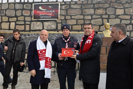 ERZURUM’DA ALLAHUEKBER ŞEHİTLERİ ANILDI