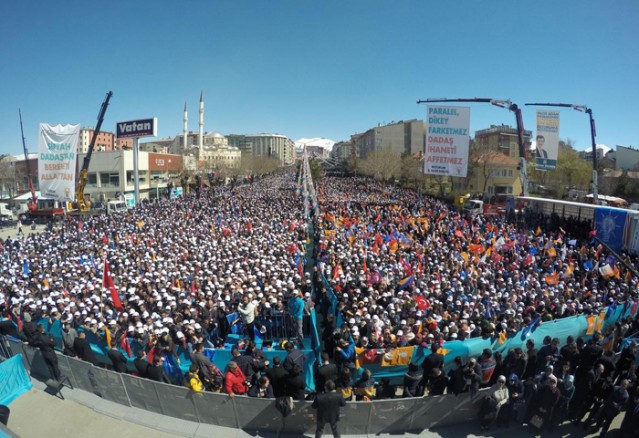 AK PARTİ GENEL BAŞKANI VE BAŞBAKAN AHMET DAVUTOĞLU'NUN ERZURUM MİTİNGİ