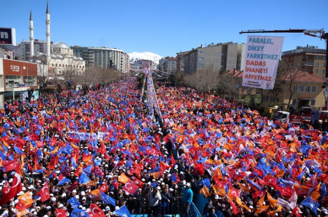 AK PARTİ GENEL BAŞKANI VE BAŞBAKAN AHMET DAVUTOĞLU'NUN ERZURUM MİTİNGİ