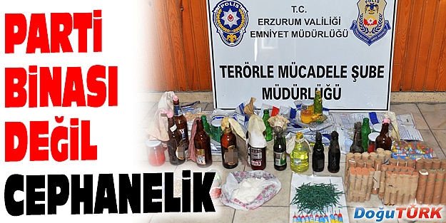 PARTİ BİNASI DEĞİL CEPHANELİK