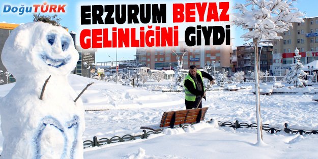 ERZURUM BEYAZ GELİNLİĞİNİ GİYDİ