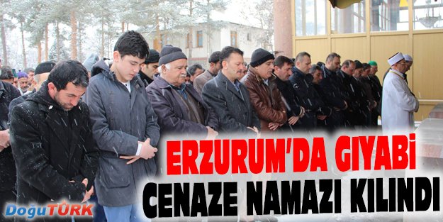 KARAKAYA İÇİN GIYABİ CENAZE NAMAZI KILINDI