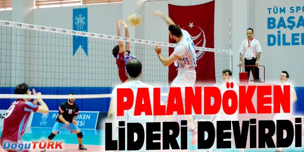 PALANDÖKEN BELEDİYESİ EVİNDE LİDERİ DEVİRDİ