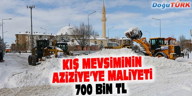 AZİZİYE’DE KAR PARAYI ERİTTİ