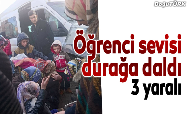 Öğrenci servisi yayaları ezdi: 3 yaralı