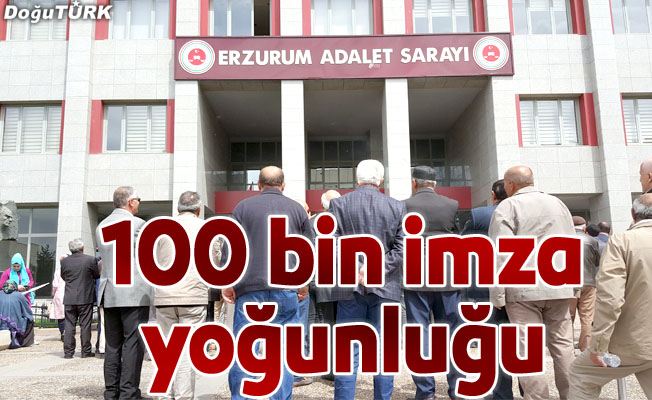 Seçim kurullarında 100 bin imza yoğunluğu