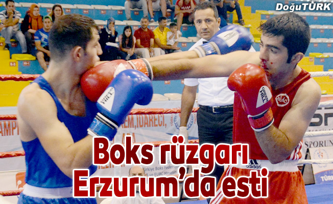 Boks Ligi’nde rüzgar Erzurum’da esti