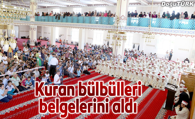 Erzurum'da 240 öğrenci hafızlık belgesi aldı