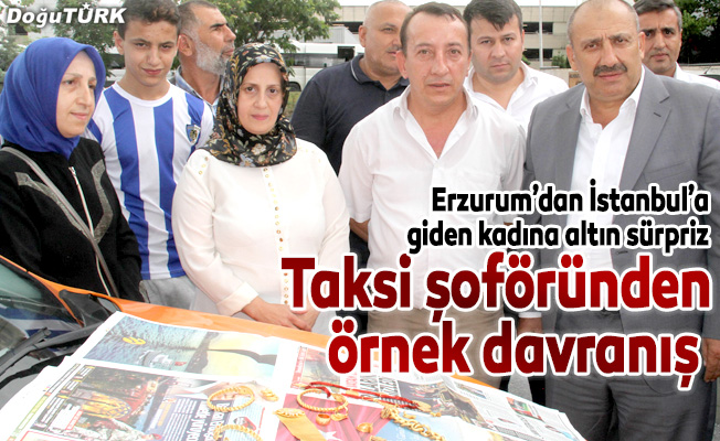 Taksi şoföründen örnek davranış