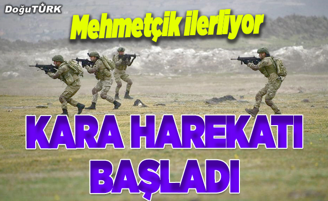 Fırat'ın doğusuna kara harekatı başladı