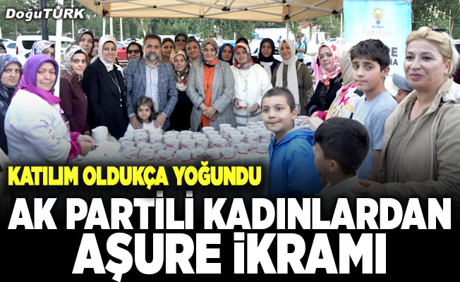 AK Partili kadınlardan aşure ikramı