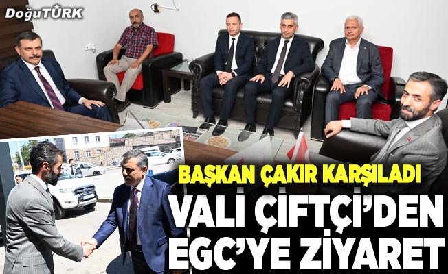 Vali Çiftçi’den EGC’ye ziyaret