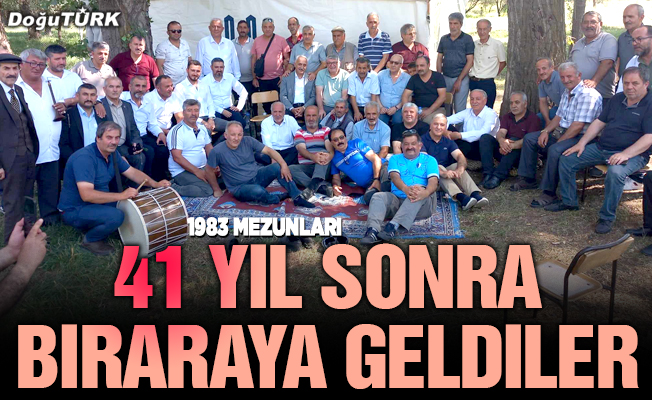 41 yıl sonra biraraya geldiler