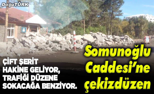 Somunoğlu Caddesi’ne çekizdüzen