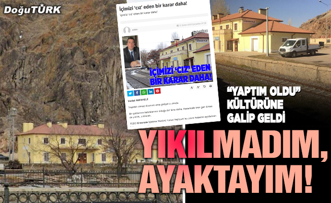 Yıkılmadım, ayaktayım!