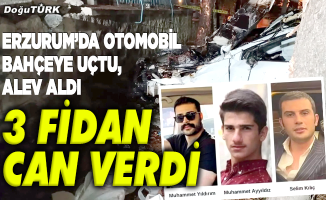 Erzurum’da feci kaza: 3 ölü!