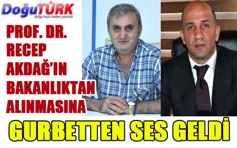 AKDAĞ'IN ALINMASINA, GURBETTEN SES GELDİ